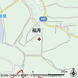 岡山県津山市福井2219周辺の地図
