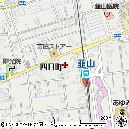 静岡県伊豆の国市四日町686周辺の地図