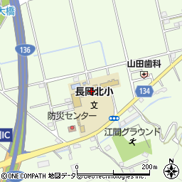 伊豆の国市立長岡北小学校周辺の地図