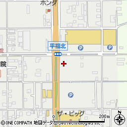 ローソン津山平福店周辺の地図