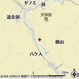 愛知県豊田市豊松町横山周辺の地図
