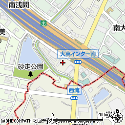 愛知県名古屋市緑区大高町下西峡周辺の地図