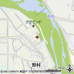 兵庫県神崎郡神河町野村384周辺の地図