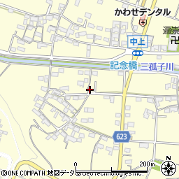 三重県員弁郡東員町中上1586周辺の地図