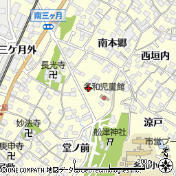 愛知県東海市名和町塚森周辺の地図