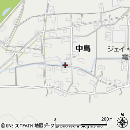 岡山県津山市中島289周辺の地図