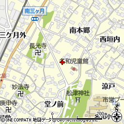 愛知県東海市名和町（塚森）周辺の地図
