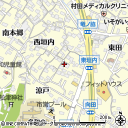 愛知県東海市名和町東垣内37周辺の地図
