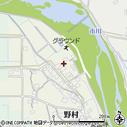 兵庫県神崎郡神河町野村413周辺の地図