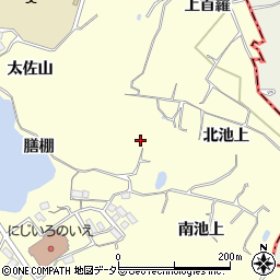 愛知県東海市名和町膳棚周辺の地図