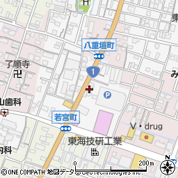 いくらや　桑名江場店周辺の地図