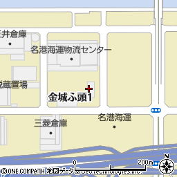 川西倉庫株式会社　名古屋支店金城営業所周辺の地図