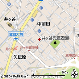 愛知県刈谷市井ケ谷町中前田79-2周辺の地図