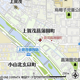 ヤマザキＹショップ上賀茂店周辺の地図