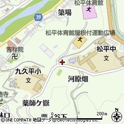 愛知県豊田市九久平町長洞周辺の地図