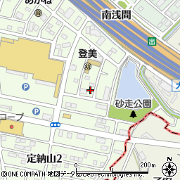 愛知県名古屋市緑区定納山1丁目608周辺の地図