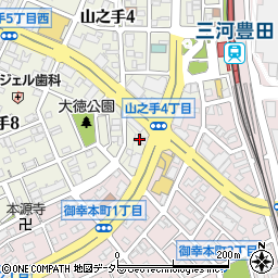 ドコモショップ豊田山之手店周辺の地図