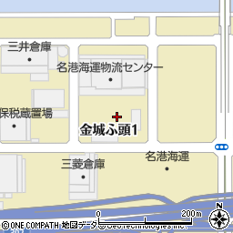 愛知県名古屋市港区金城ふ頭1丁目周辺の地図