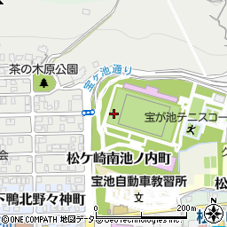 京都府京都市左京区松ケ崎西池ノ内町周辺の地図