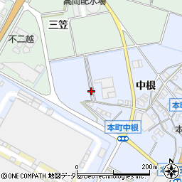 愛知県豊田市本町中根周辺の地図