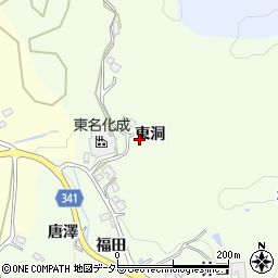 愛知県豊田市岩倉町東洞72周辺の地図