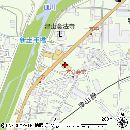 岡山マツダ津山店周辺の地図
