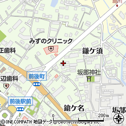 愛知県豊明市前後町鎗ケ名1814周辺の地図