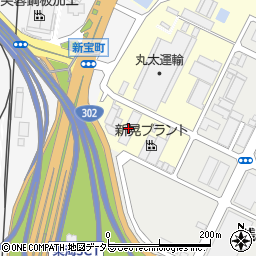 愛知県東海市名和町中埋田周辺の地図