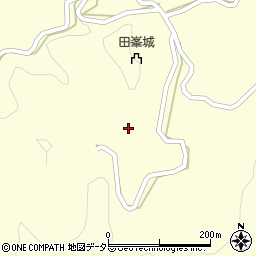愛知県北設楽郡設楽町田峯柿ノ平周辺の地図