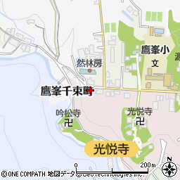 京都府京都市北区鷹峯光悦町46周辺の地図