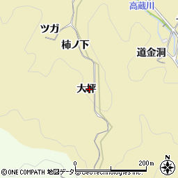 愛知県豊田市豊松町（大坪）周辺の地図
