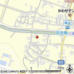 三重県員弁郡東員町中上1537-2周辺の地図