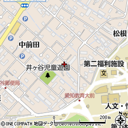 愛知県刈谷市井ケ谷町寺山下周辺の地図