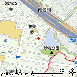 愛知県名古屋市緑区定納山1丁目516周辺の地図