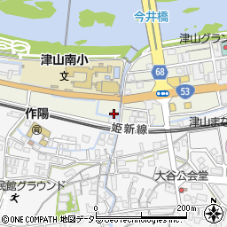 在日朝鮮人総連合会岡山美作支部会館周辺の地図
