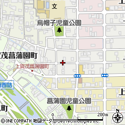 京都府京都市北区上賀茂荒草町周辺の地図