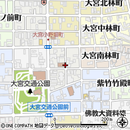 京都府京都市北区大宮東脇台町周辺の地図