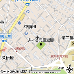 愛知県刈谷市井ケ谷町中前田46周辺の地図