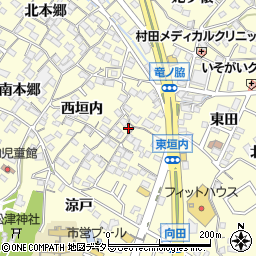 愛知県東海市名和町東垣内19周辺の地図