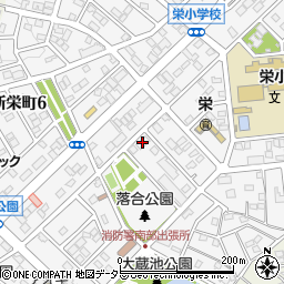 レージュ新栄町周辺の地図