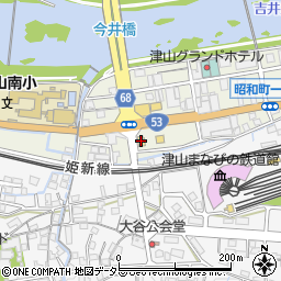 バーミヤン津山昭和店周辺の地図