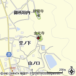 京都府亀岡市千歳町千歳（壱後山）周辺の地図