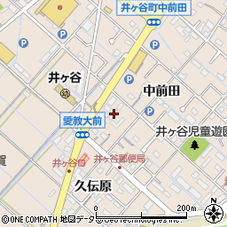 愛知県刈谷市井ケ谷町中前田68周辺の地図