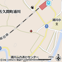静岡県浜松市天竜区佐久間町浦川2827周辺の地図