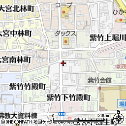 ブックス京都新大宮店周辺の地図
