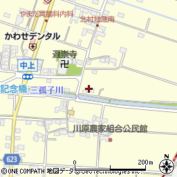 三重県員弁郡東員町中上95周辺の地図