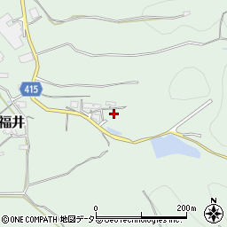 岡山県津山市福井2179周辺の地図