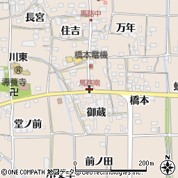 馬路南周辺の地図