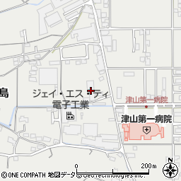 ヤマトオートワークス津山事業所周辺の地図