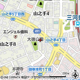 ファミリーマート豊田山之手店周辺の地図